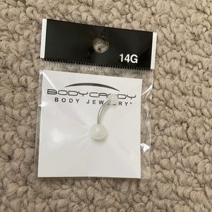 Glow in the dark navel ring